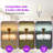 15.74" In. 5 - Light Dimmable Petal Glass Drum Semi Flush Mount Ceiling Light