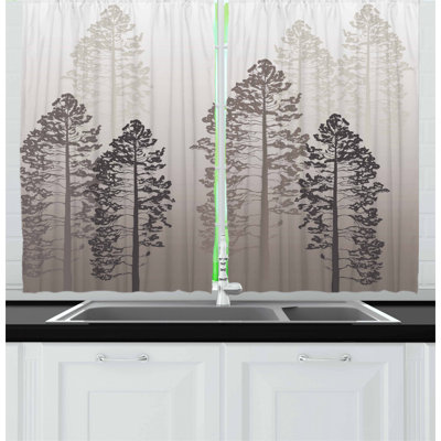 Pointed Kitchen Curtain