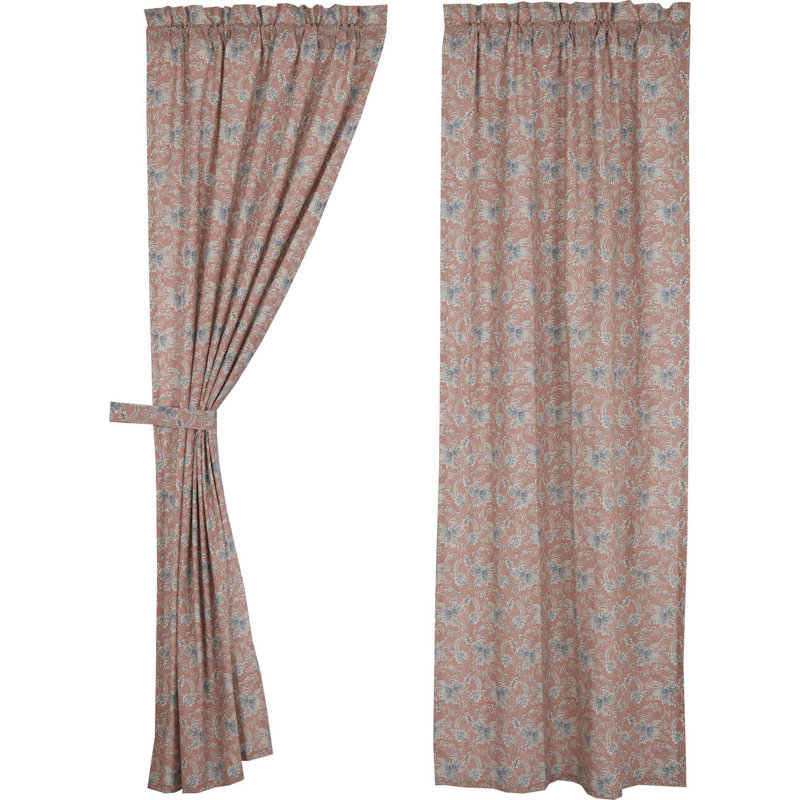 Paire de rideaux obscurcissant 100% coton Louann, l 40 po x L 84 po