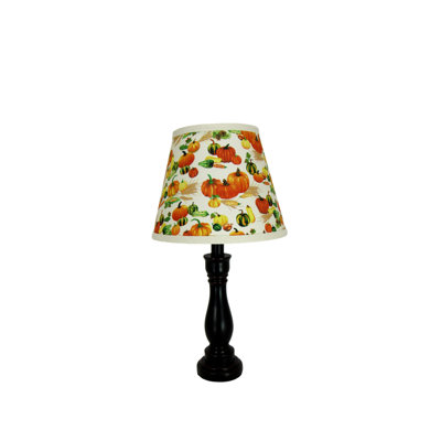 Cody Accent Lamp with Pumpkin Print Lamp Shade, Chandris Lamp