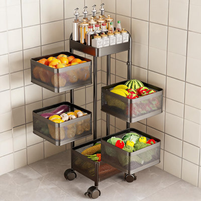 12.6 cm W Steel Storage Rack