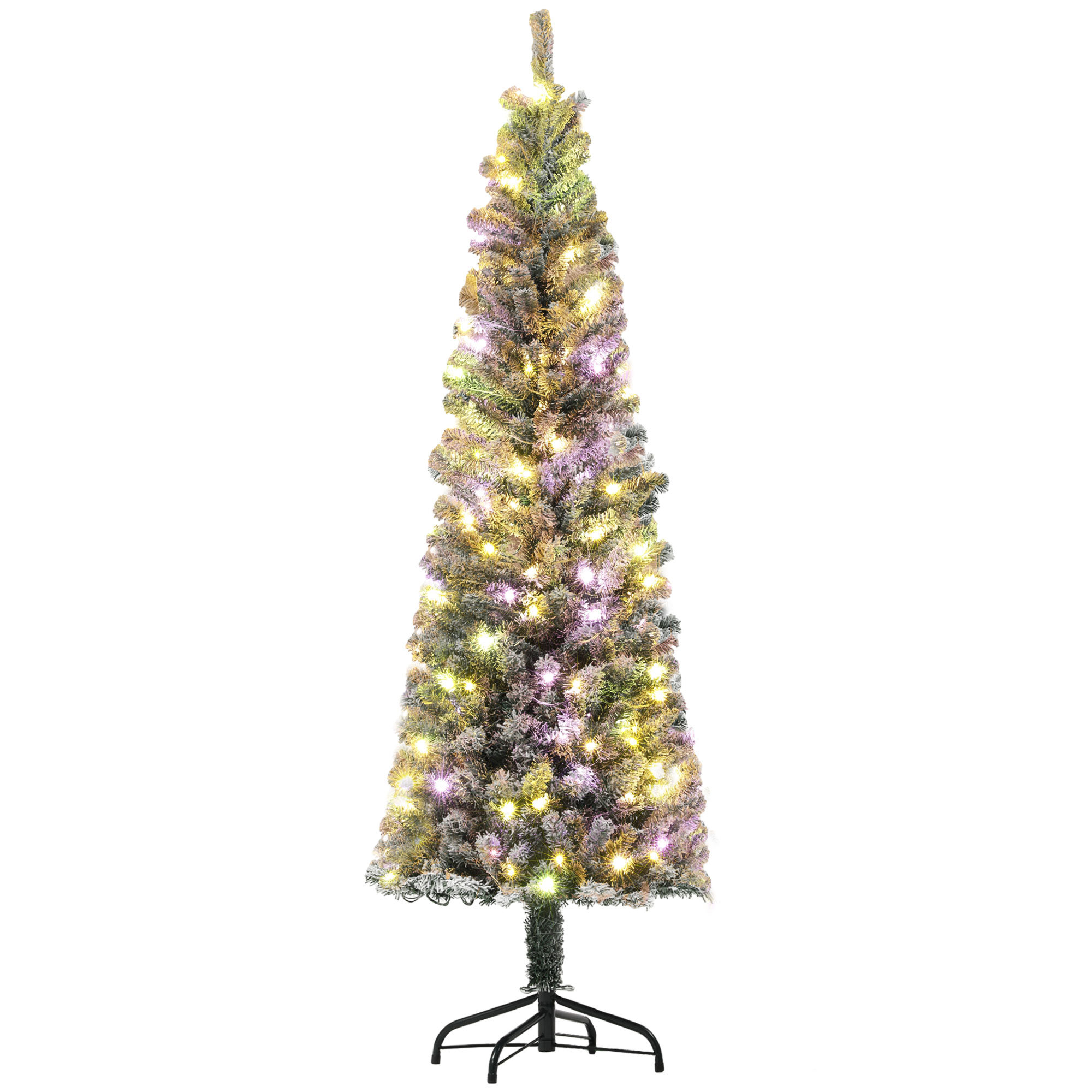The Holiday Aisle® Pre-Lit Pencil Christmas Tree | Wayfair