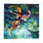 Dancing Colors Koi by Marcia Baldwin - Painting on Canvas-1911080320-1885894868