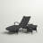 Blaise Outdoor Wicker Chaise Lounge with Table-1648367597