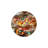 Colorful Evil Eye Patterned Decorative Machine Washable Rug-1605371913