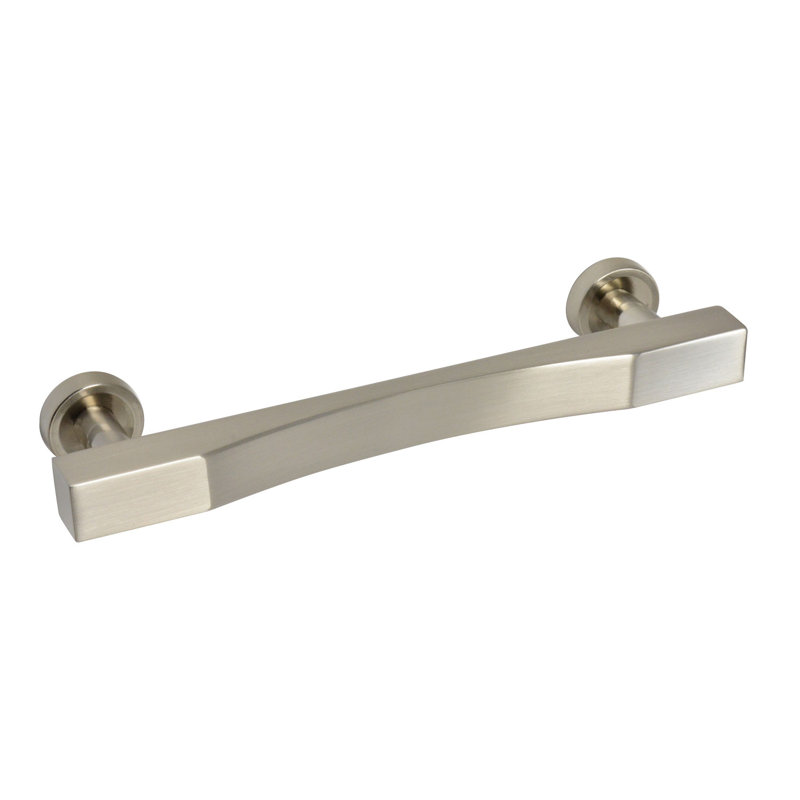 Poignée barre 5 1/16 po Arc, Nickel satiné