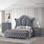 Commode rembourrée 5 tiroirs 1 pièce Glam