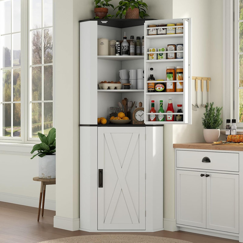 Armoire de rangement de coin pour garde-manger