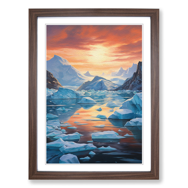 Glacier Renaissance - Framed Print