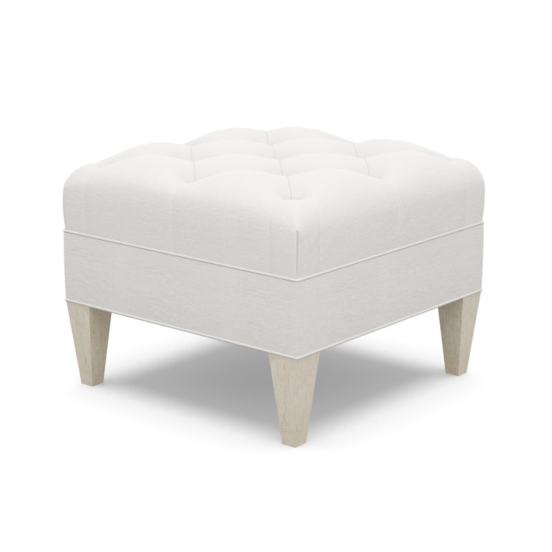 Square Tufted Ottoman, 5246-99, Sandstone