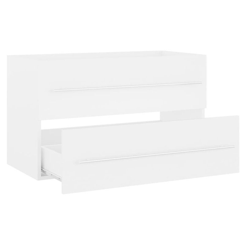 Eythan 80cm Single Bathroom Vanity Base Only, White
