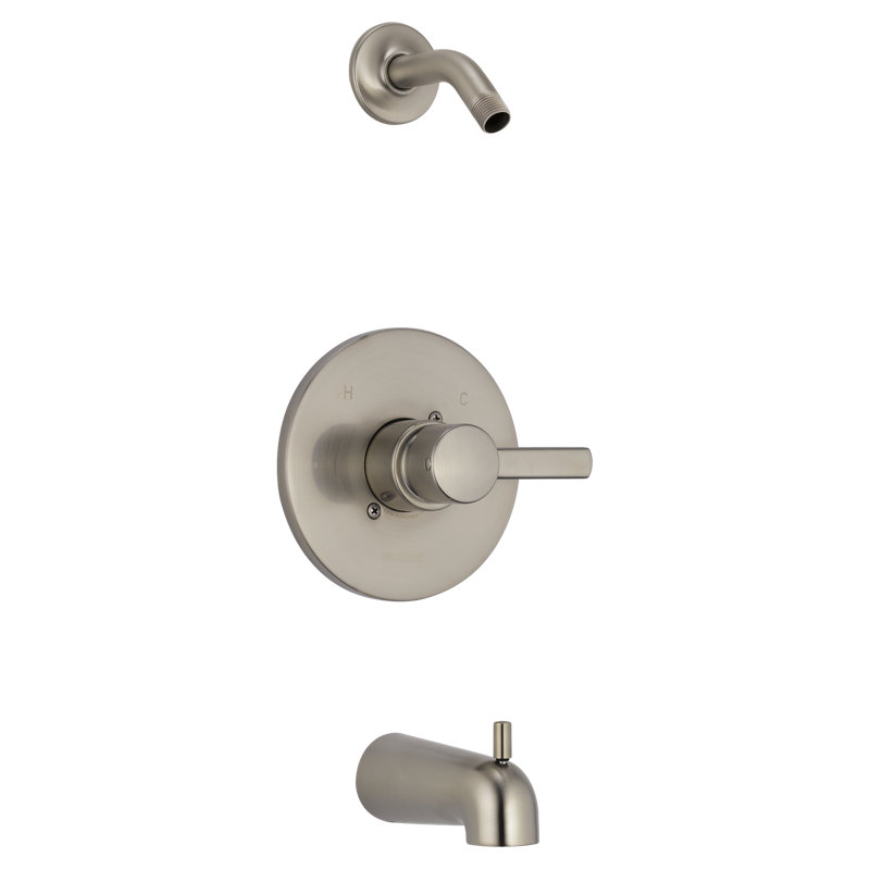 Apex Tub & Shower Faucet, Brushed Nickel