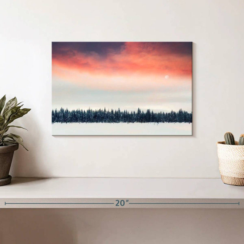 Harnek Red Cloud Pine Trees, 8" H x 12" W