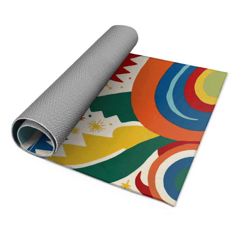 Retro Swagger Indoor And Outdoor Area Rug, Rectangle 3' x 5'