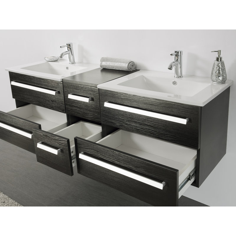 Madrid Vanity & Mirror Sets, Black