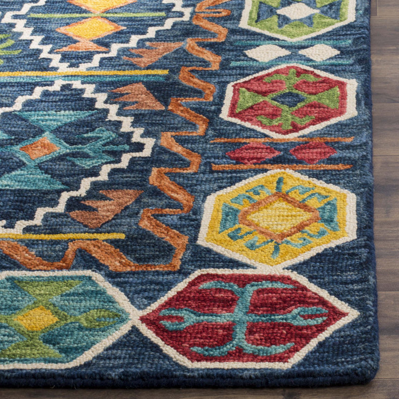 Tapis en laine touffeté à la main Deyoung, Tapis de couloir 2 pi 3 po x 11 pi