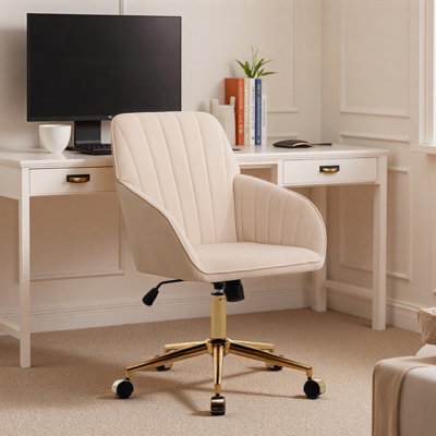 Fauteuil de bureau réglable, chambre à coucher à domicile, fauteuil pivotant ergonomique, siège à dossier, confortable pour les longues séances