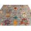 Tapis traditionnel gris et multicolore 8 x 10 po Anatolian