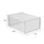 12 Pair Stackable Shoe Storage Cabinet