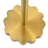 Tamara Day for Stylecraft Verity Torchiere Floor Lamp - Polished Brass - Formica Brass & Capiz Shade