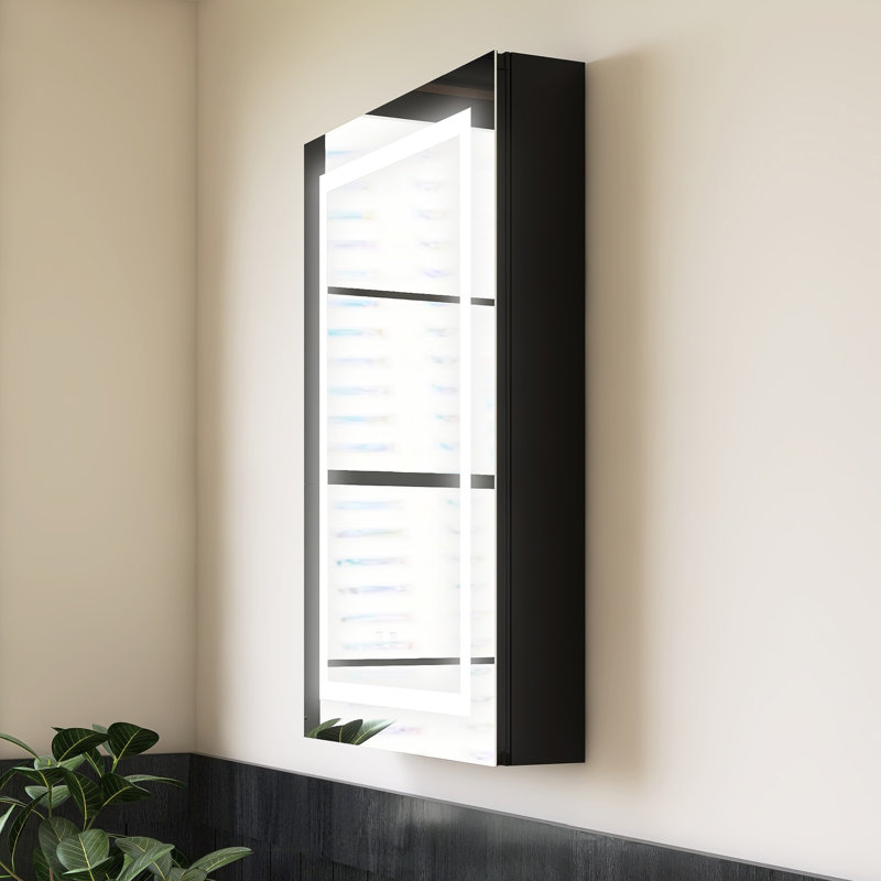 Armoire à pharmacie avec miroir et désembueur 24 po x 36 po Medunjess