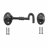 Black Wrought Iron Cabin Hooks