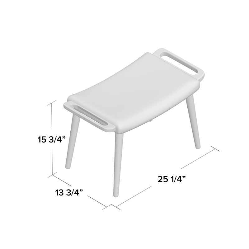 Repose-pieds de 25 po Geta, Orge