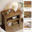 Ensemble de 2 tables de bout en bois, table d'appoint avec rangement double pour le salon