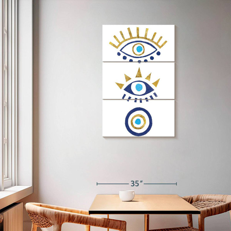 Adella Evil Eye, 57" H x 36" W
