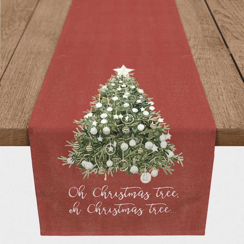 Roquemore Christmas Table Runner, 72" L x 16" W