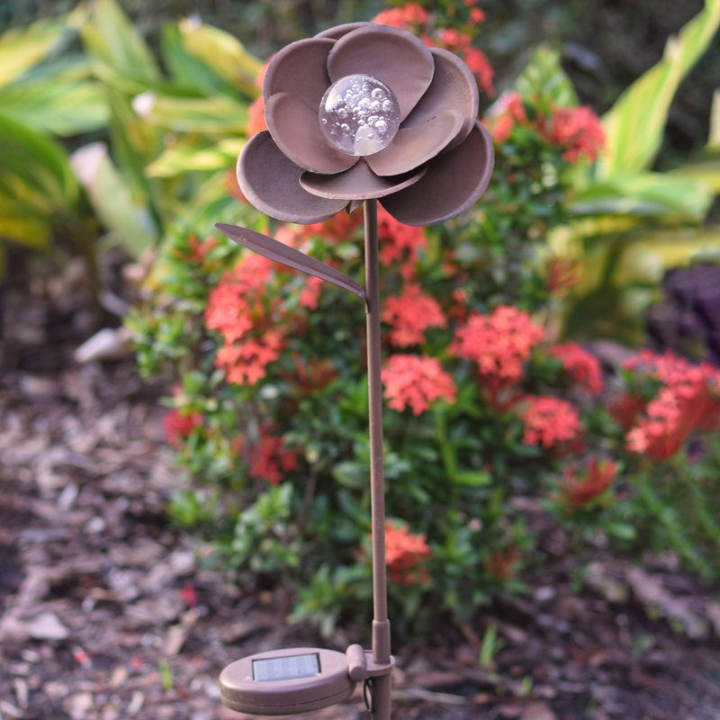 Van Nuys Weather Resistant Metal Plants & Flowers Garden Stake, 33" H x 4" W x 4" D