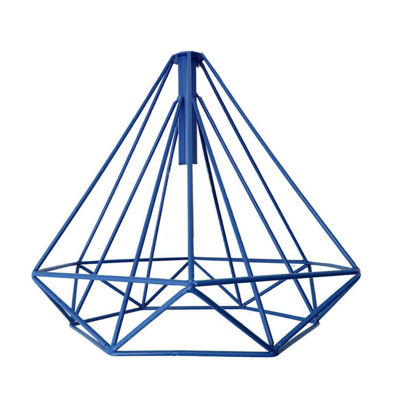 66.04cm H Metal Novelty Pendant Shade ( Uno ), Blue