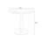 Black Round Solid Wood Dining table-713013301