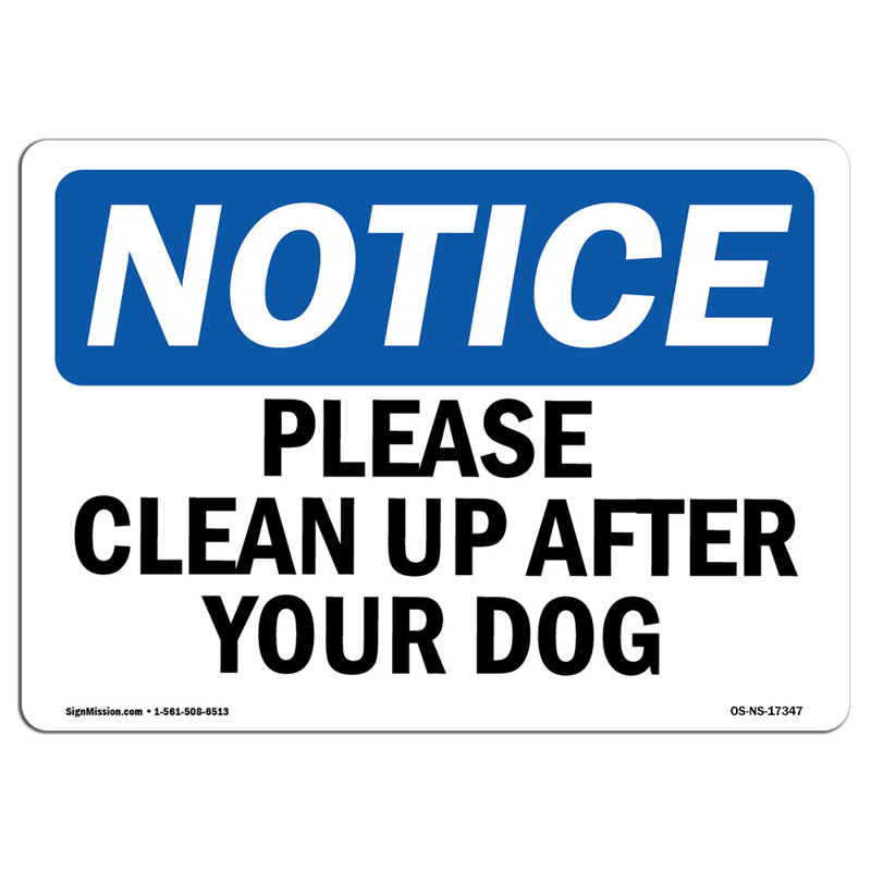 Notice Sign