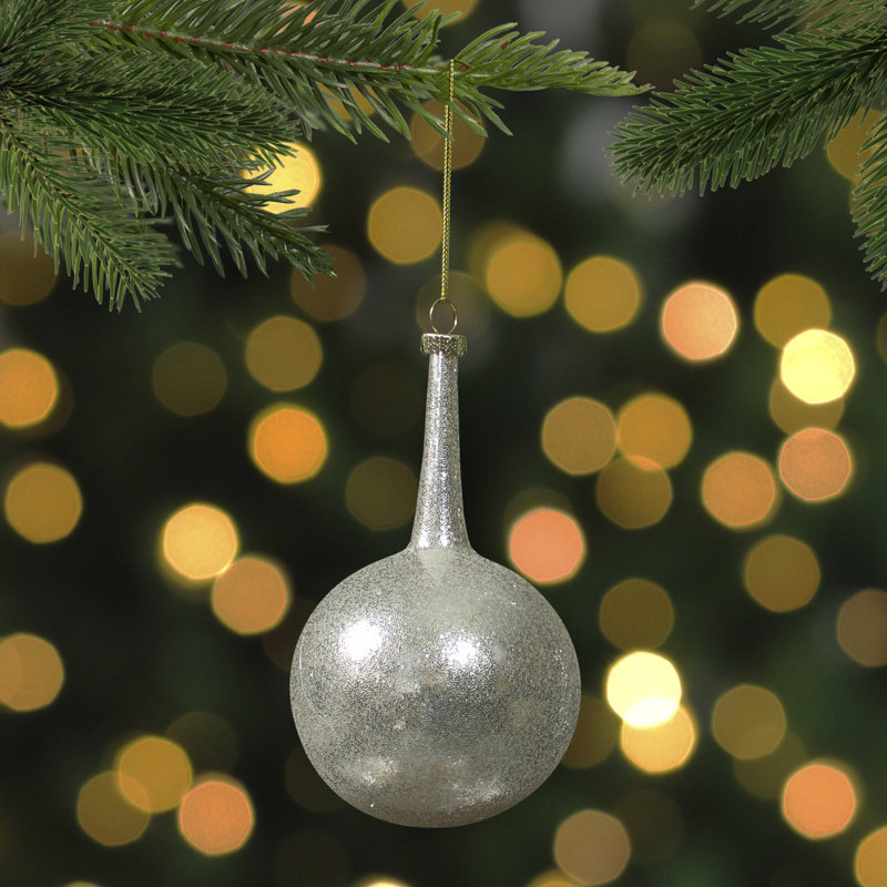 Ornement de Noël 5,5 po, Argent