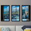 «Back Bay, in Boston, Massachusetts Window», ensemble de 3 reproductions de photos-1623012252