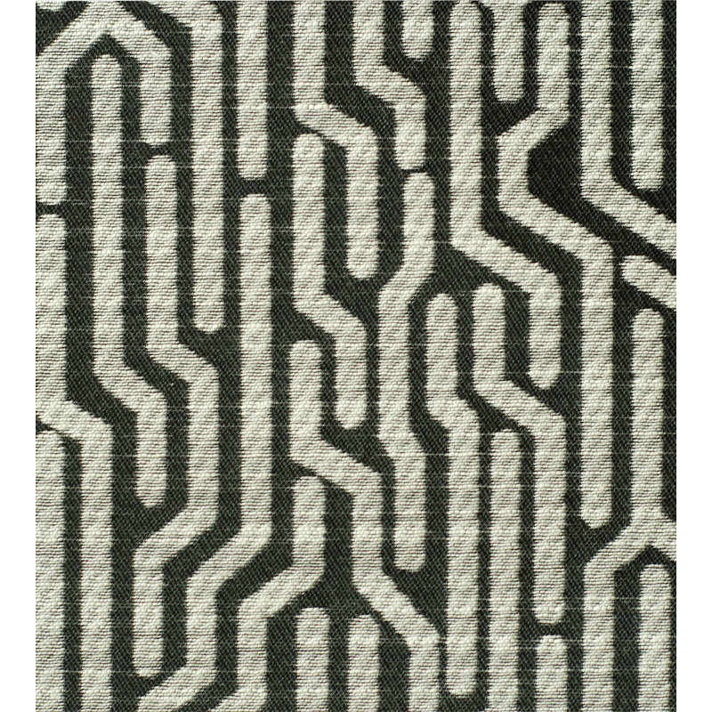 Tissu tweeter Tropical Vibes, Noir / blanc