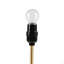 Lampe de table d'appoint à contrôle de prise et à intensité variable avec prise de courant dorée Voir ci-dessous
