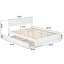 Lit plateforme en bois massif avec lit gigogne Lamecia-786355752-786355755