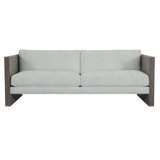 Madura 85.5" Wide Outdoor Teak Patio Sofa with Cushions