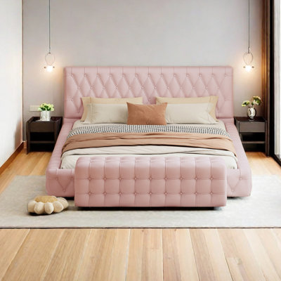 Teasa 2 Piece Upholstered Velvet Bedroom Set