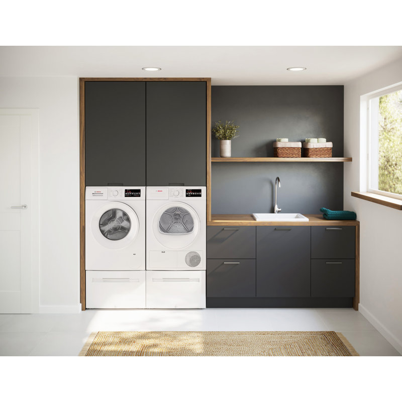 Bosch 300 Series Compact Washer 24-Inch in White