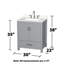 Sheffield 30" Freestanding Single Bathroom Vanity with Quartz Top with Medicine Cabinet-1834983873-1834948649-1834948650