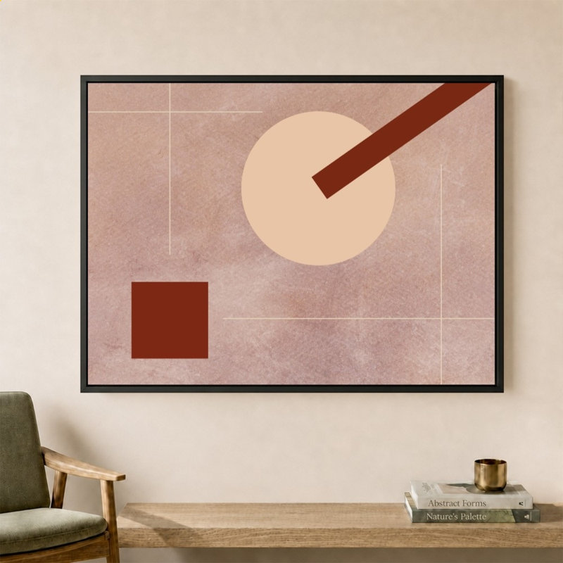 Lune moderne par SD graphiques Studio - impression sur toile