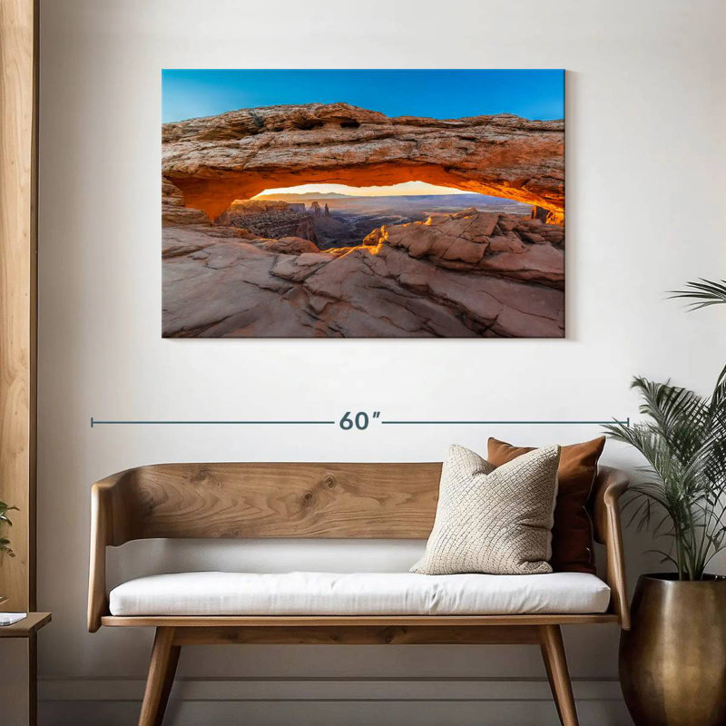 Alvord Mesa Arch Canyonlands, H 30 po x l 45 po