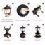 Luminaire solaire d'extérieur imperméable (ensemble de 2)