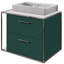 Aquagrande 18.5'' L Bathroom Sink-1208464128