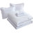 Ruffled Edge Microfiber Bed in a Bag Comforter Set-583153516-595734742