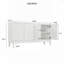 Armoire 4 portes avec rangement, tablettes réglables-1982989982