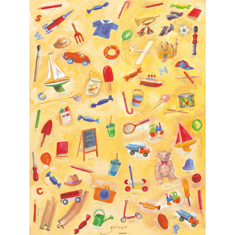 Kids Play - Impression sur toile tendue, H 16 po x l 12 po